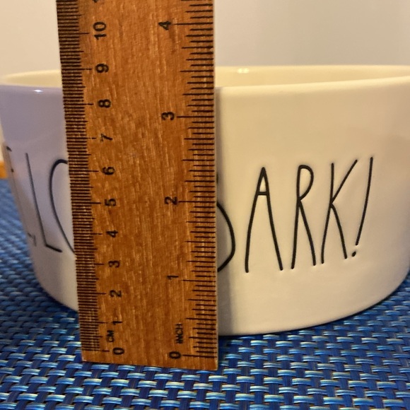 Rae Dunn “Live, Love, Bark!” Dog dish. Large and sturdy. Add to your collection - Picture 4 of 5